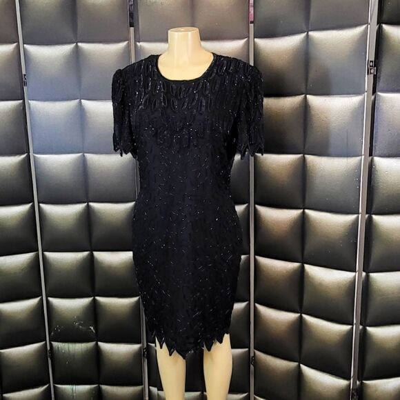 Lawerence Kazar vintage dress  - Picture 2 of 10